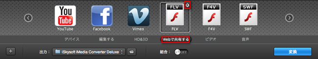 imovie flv 書き出しMac