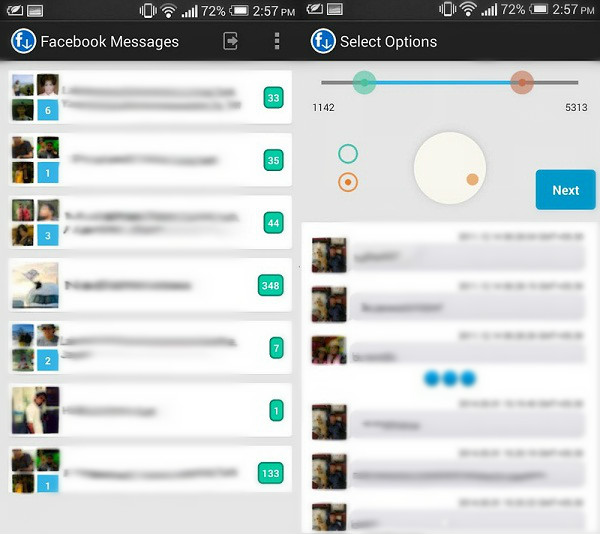 AndroidでFacebook Messengerのメッセージをエクスポートし、印刷する方法