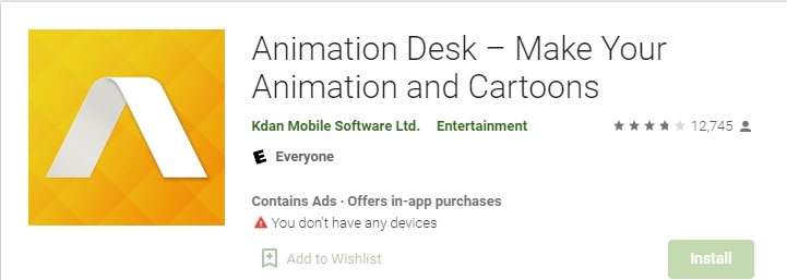 Animation desk