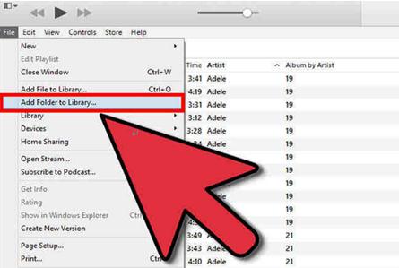 iTunes12に音楽フォルダを追加する