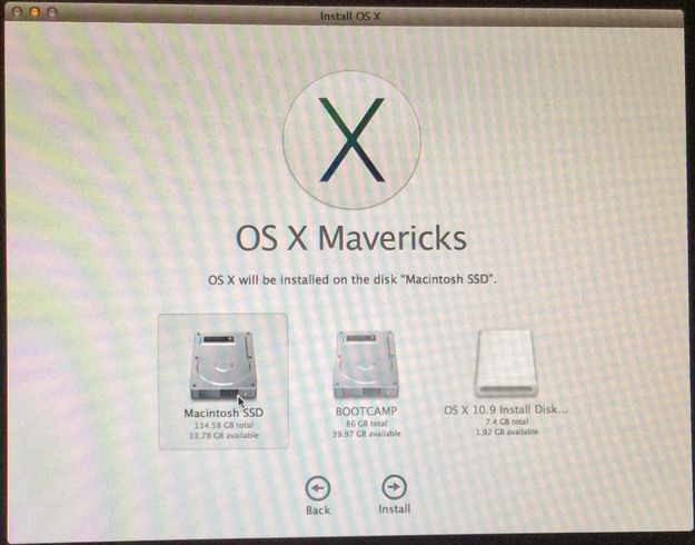 「OS X Yosemite」から「OS X Mavericks」にダウングレードする方法