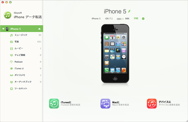 iPhone6/PlusからMacへ連絡先を転送